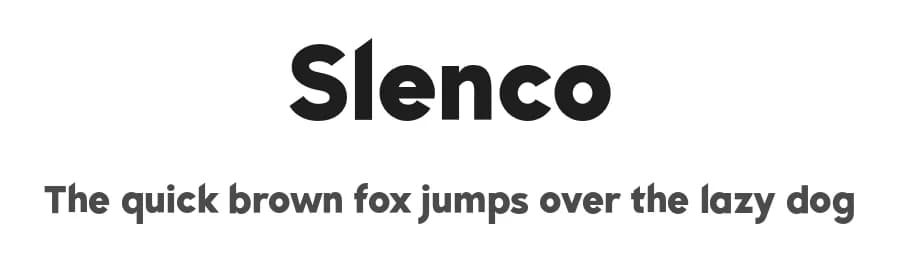 Slenco by Patria Ari Typestudio — Sans Serif Font
