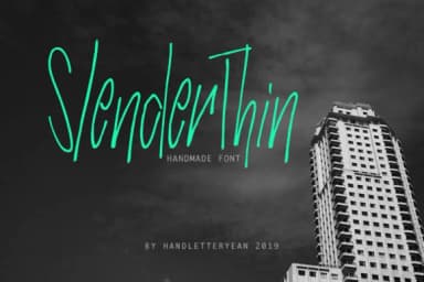 Slender Thin Font by yean.aguste — Script Handwritten Font — thumbnail 1