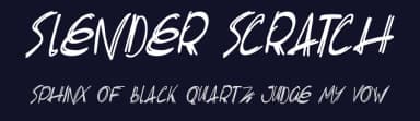 Slender Scratch by Hawtpixel — Script Handwritten Font — thumbnail 2