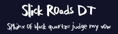 Slick Roads DT by Xerographer Fonts — Script Handwritten Font — thumbnail 2