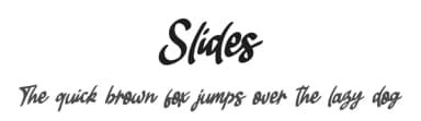 Slides by Robin Campistron — Script Handwritten Font — thumbnail 1