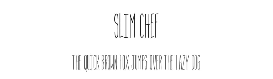 Slim Chef by Juan Casco — Script Handwritten Font