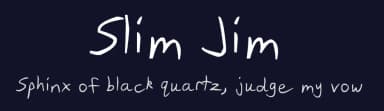Slim Jim by FontPanda — Script Handwritten Font — thumbnail 2
