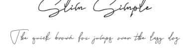Slim Simple by Inermedia Studio — Script Handwritten Font — thumbnail 1