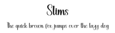 Slims by FreshtypeINK — Script Handwritten Font — thumbnail 1