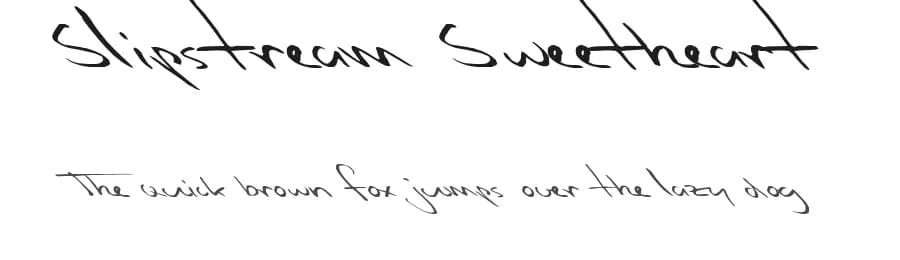 Slipstream Sweetheart by Samyuli — Script Handwritten Font