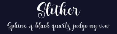 Slither by Fadlilah Studio — Script Handwritten Font — thumbnail 2