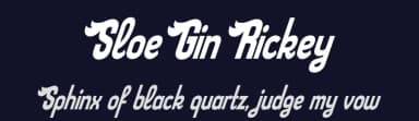 Sloe Gin Rickey by Typodermic Fonts — Script Handwritten Font — thumbnail 2