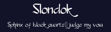 Slondok by Growonk — Script Handwritten Font — thumbnail 2