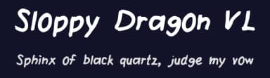 Sloppy Dragon VL by Shing Hei Lam — Script Handwritten Font — thumbnail 2