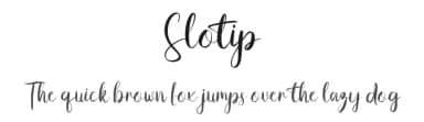 Slotip by Khalwa Studio — Script Handwritten Font — thumbnail 1