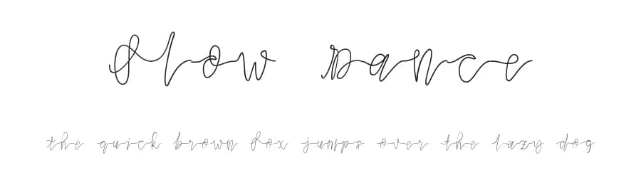 Slow Dance by Cynesthetic — Script Handwritten Font