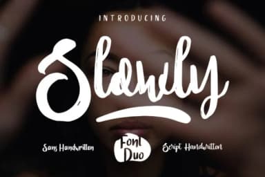 Slowly Duo Font by goodjavastudio — Script Handwritten Font — thumbnail 1