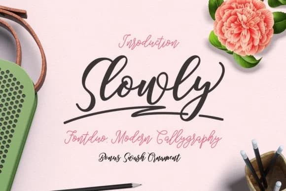Slowly Font by JorseType — Script Handwritten Font