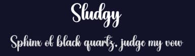 Sludgy by Scratchones — Script Handwritten Font — thumbnail 2