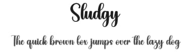Sludgy by Scratchones — Script Handwritten Font — thumbnail 1