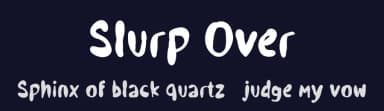 Slurp Over by Tera Asset Garage — Script Handwritten Font — thumbnail 2