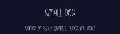 Small Dog by Andi Moz — Script Handwritten Font — thumbnail 2