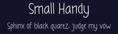 Small Handy by Salamahtype.com — Script Handwritten Font — thumbnail 2