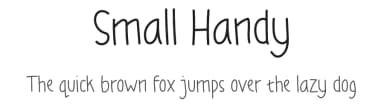 Small Handy by Salamahtype.com — Script Handwritten Font — thumbnail 1