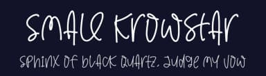 Small Krowstar by Letterena Studios — Script Handwritten Font — thumbnail 2