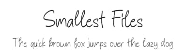 Smallest Files by MJType — Script Handwritten Font — thumbnail 1