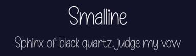 Smalline by Belina Studio — Script Handwritten Font — thumbnail 2