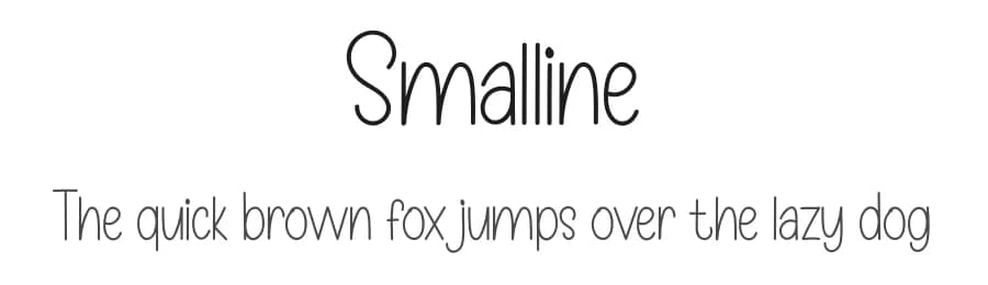 Smalline by Belina Studio — Script Handwritten Font
