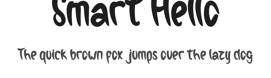 Smart Hello by K_IN Studio — Script Handwritten Font