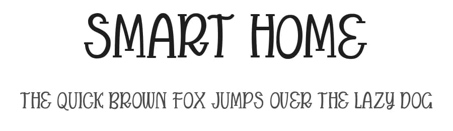 Smart Home by ToniStudio — Script Handwritten Font