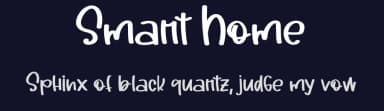 Smart Home by Al Ghul — Script Handwritten Font — thumbnail 2