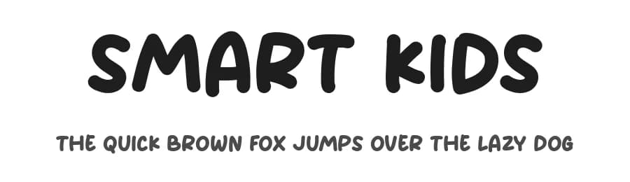 Smart Kids by MJType — Script Handwritten Font