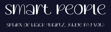 Smart People by Fana Merah Jambu — Script Handwritten Font — thumbnail 2