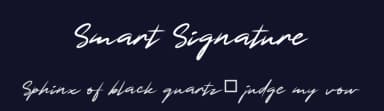 Smart Signature by selawetype — Script Handwritten Font — thumbnail 2