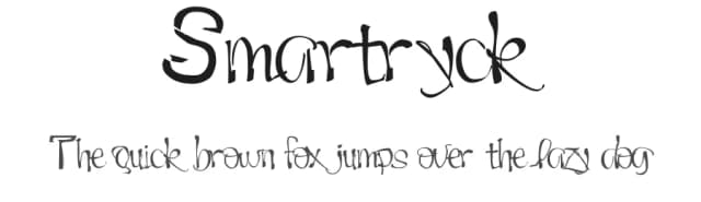 Smartryck by Malre Deszik — Script Handwritten Font
