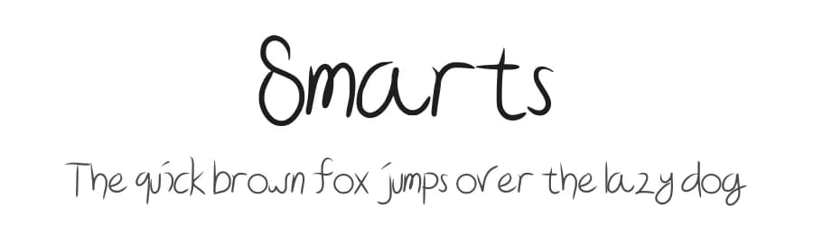 Smarts by GORES Communitype Studio — Script Handwritten Font