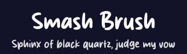 Smash Brush by MJType — Script Handwritten Font — thumbnail 2
