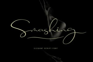 Smashing Font by Pasha Larin — Script Handwritten Font — thumbnail 1