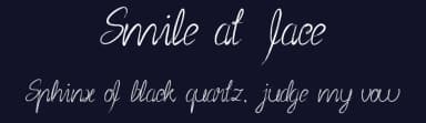 Smile at face by weknow — Script Handwritten Font — thumbnail 2