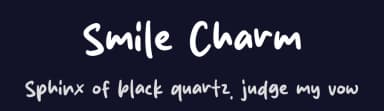 Smile Charm by MJType — Script Handwritten Font — thumbnail 2
