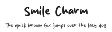 Smile Charm by MJType — Script Handwritten Font — thumbnail 1