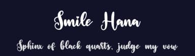 Smile Hana by Bearytype — Script Handwritten Font — thumbnail 2