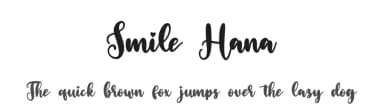Smile Hana by Bearytype — Script Handwritten Font — thumbnail 1