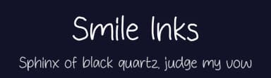 Smile Inks by MJType — Script Handwritten Font — thumbnail 2