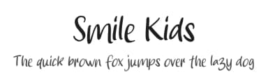 Smile Kids by MJType — Script Handwritten Font — thumbnail 1