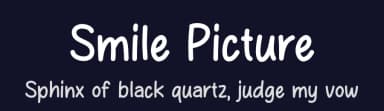 Smile Picture by MJType — Script Handwritten Font — thumbnail 2