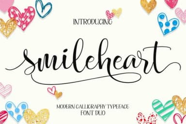 Smileheart Font by Byuly Ayika — Script Handwritten Font — thumbnail 1