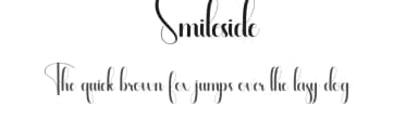 Smileside by Andi Moz — Script Handwritten Font — thumbnail 1