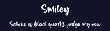 Smiley by alphArtype — Script Handwritten Font — thumbnail 2