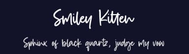Smiley Kitten by Balpirick Studio — Script Handwritten Font — thumbnail 2